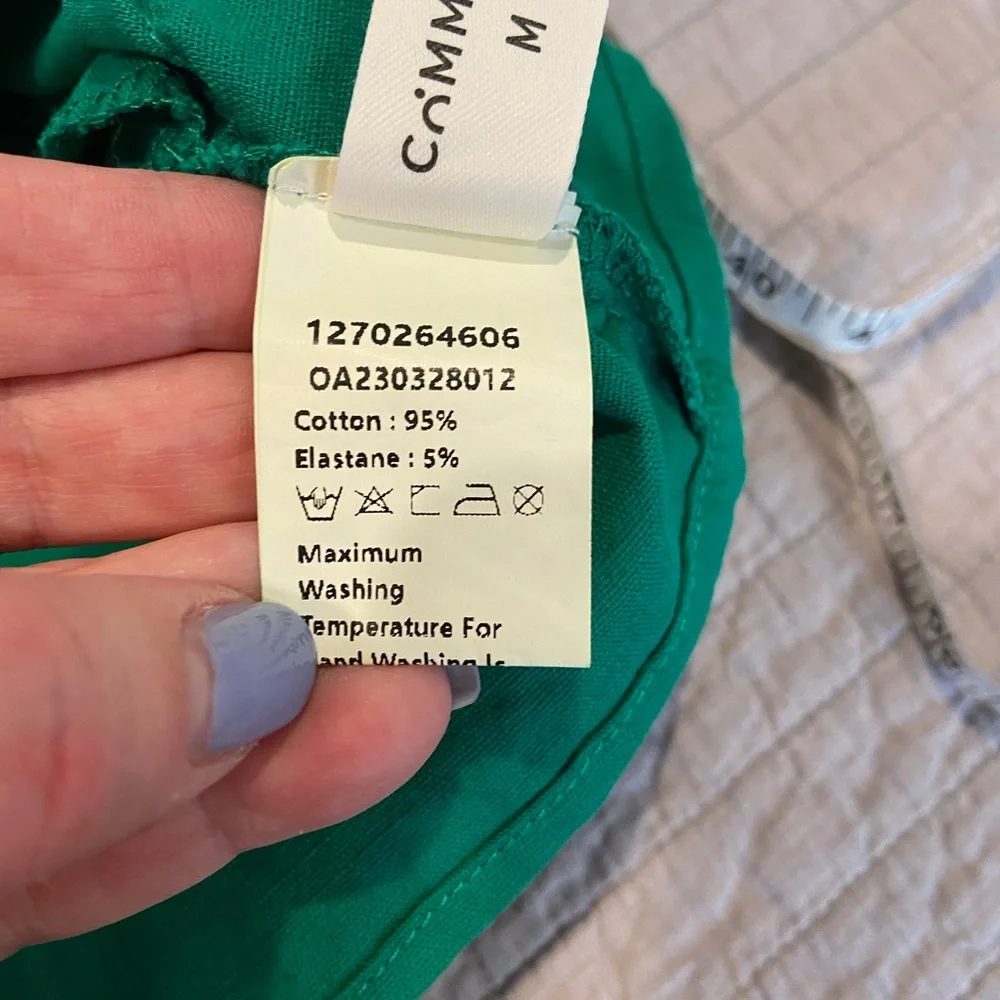 Commense Emerald Green Sleeveless Crop Top - Picture 6 of 7
